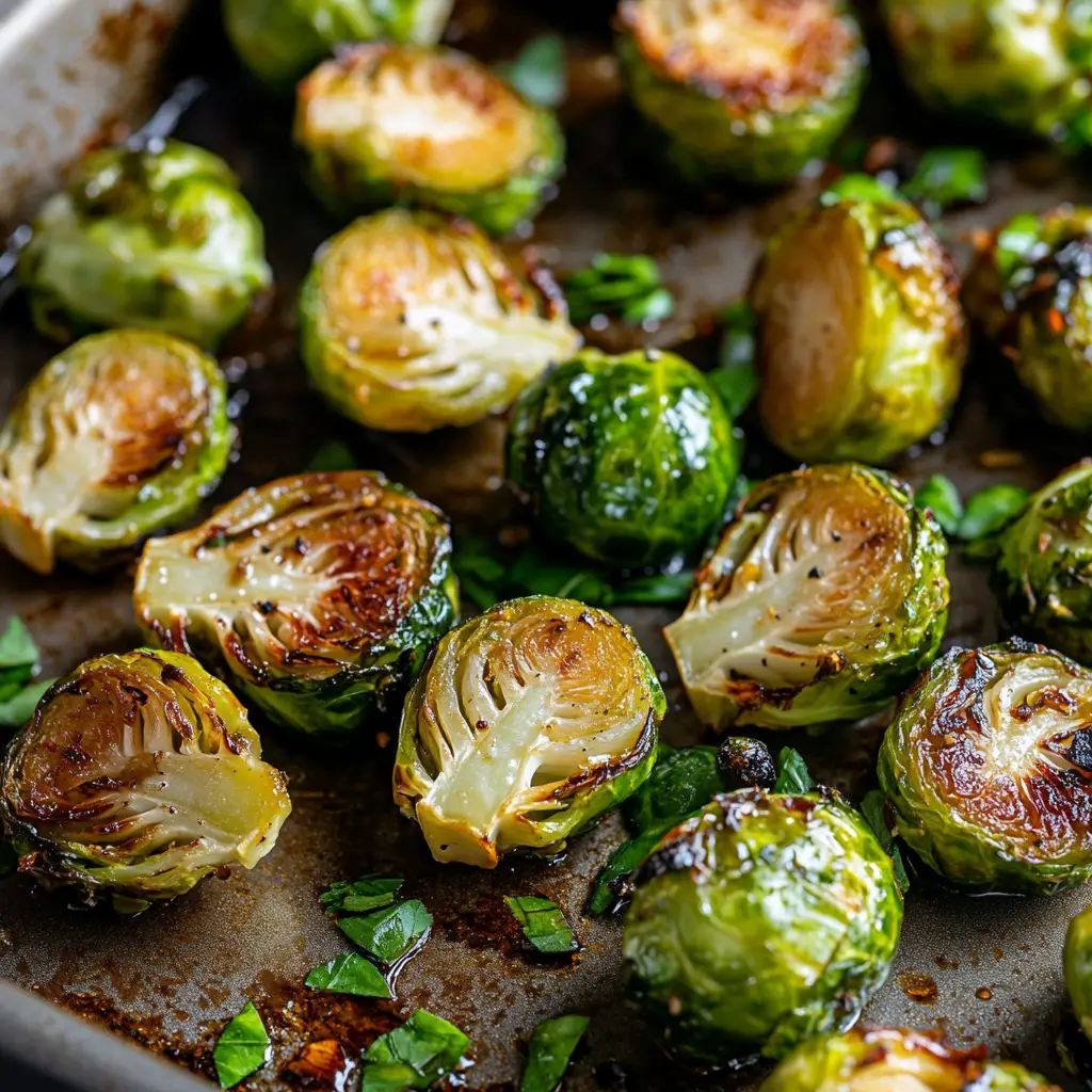 Balsamic‑Glazed Brussels Sprouts