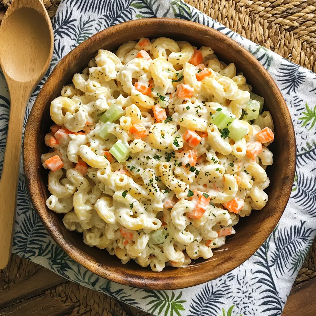 Classic Hawaiian Macaroni Salad
