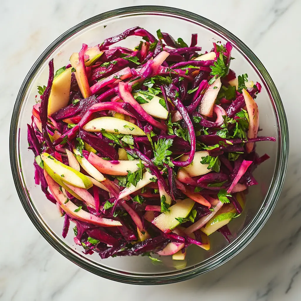 Tangy Beet & Apple Slaw